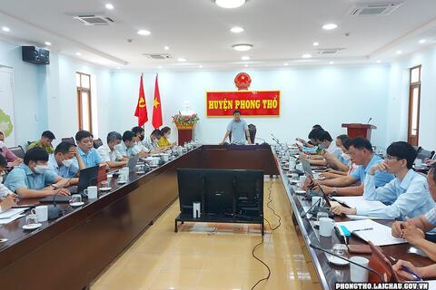 UBND huyện Phong Thổ triển khai nhiệm vụ trọng tâm tháng 5/2022