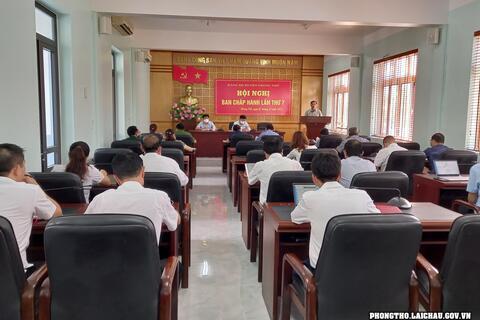 Hội nghị Ban chấp hành Đảng bộ huyện Phong Thổ lần thứ 7