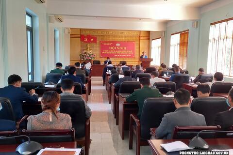 Hội nghị Ủy viên UB MTTQVN huyện Phong Thổ lần thứ VIII và tổng kết công tác mặt trận năm 2021, phương hướng nhiệm vụ năm 2022