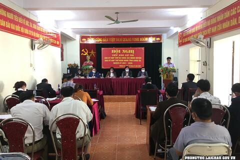 Hội nghị tiếp xúc cử tri tại xã Mường So