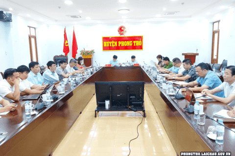 UBND tỉnh Lai Châu hội nghị trực tuyến sơ kết 6 tháng đầu năm 2022