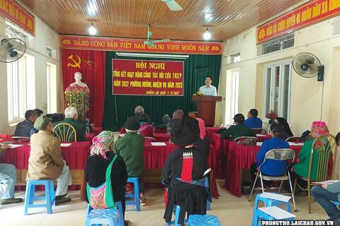 Hội cựu Thanh niên xung phong huyện Phong Thổ tổng kết công tác năm 2022, triển khai nhiệm vụ năm 2023