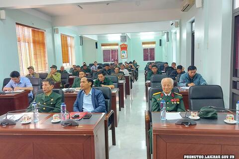 Hội Cựu chiến binh huyện Phong Thổ Tổng kết công tác Hội năm 2022.