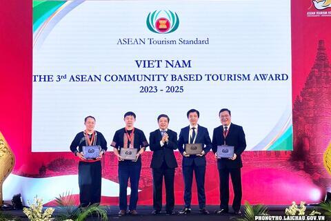 Điểm bản du lịch cộng đồng Sin Suối Hồ, tỉnh Lai Châu vinh dự đạt Giải thưởng Du lịch ASEAN 2023