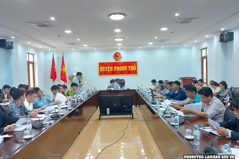 UBND huyện Phong Thổ triển khai kế hoạch ngành nông nghiệp và phát triển nông thôn năm 2023