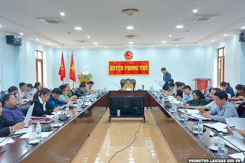 UBND huyện Phong Thổ triển khai nhiệm vụ, kế hoạch ngành lao động – TB&XH năm 2023