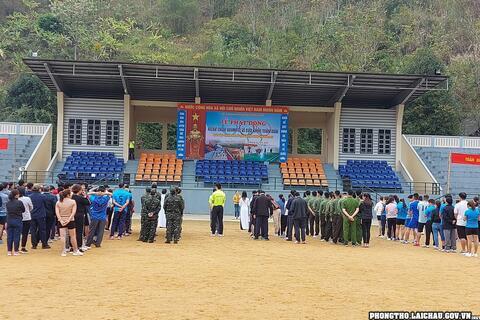 Khai mạc Lễ phát động Ngày chạy Olympic vì sức khỏe toàn dân – Giải bóng chuyền hơi mở rộng huyện Phong Thổ năm 2023