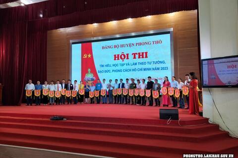 Huyện Phong Thổ tổ chức khai mạc Hội thi học tập và làm theo tư tưởng, đạo đức, phong cách Hồ Chí Minh năm 2023
