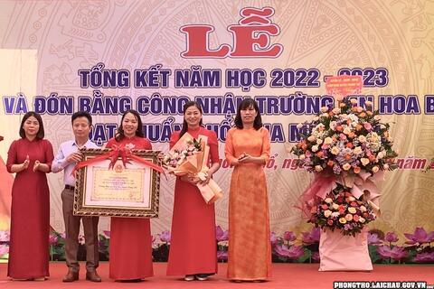 Trường mầm non Hoa Ban Tổng kết năm học 2022-2023 và đón Bằng công nhận trường đạt chuẩn Quốc gia mức độ 2