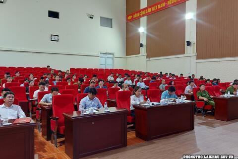 UBND huyện Phong Thổ sơ kết công tác kiểm soát thủ tục hành chính 6 tháng đầu năm 2023