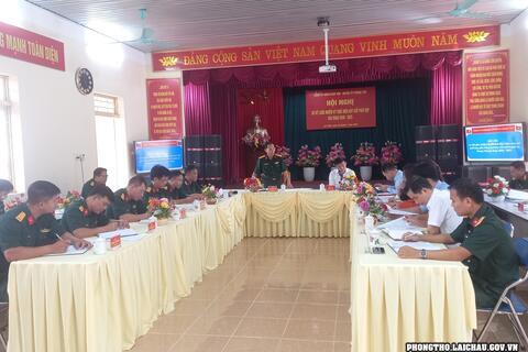Hội nghị sơ kết giữa nhiệm kỳ kết quả thực hiện Quy chế phối hợp giữa Đảng ủy Đoàn 356 với Huyện ủy Phong Thổ giai đoạn 2020-2025