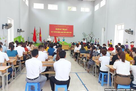 Phong Thổ khai mạc kỳ thi xét tuyển giáo viên năm 2023