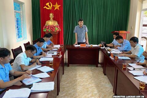 Đoàn công tác của UBND huyện Phong Thổ kiểm tra, nắm tình hình thực hiện nhiệm vụ phát triển kinh tế xã hội 9 tháng đầu năm 2023 và các Chương trình Mục tiêu Quốc gia  tại xã Mồ Sì San