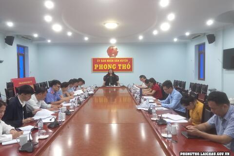Hội nghị liên tịch HĐND huyện Phong Thổ khoá XXI, nhiệm kỳ 2021 - 2026
