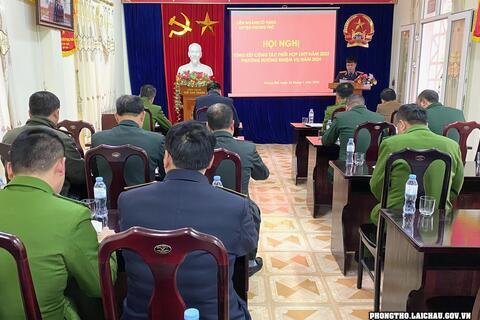 Liên ngành tố tụng huyện Phong Thổ tổng kết công tác phối hợp năm 2023