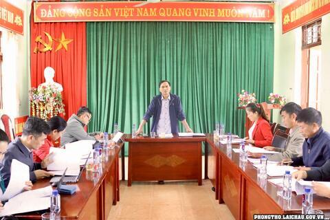 Kiểm tra công tác chuẩn bị tổ chức Đại hội Đảng bộ các cấp nhiệm kỳ 2025-2030 tại các xã Sì Lở Lầu và Vàng Ma Chải