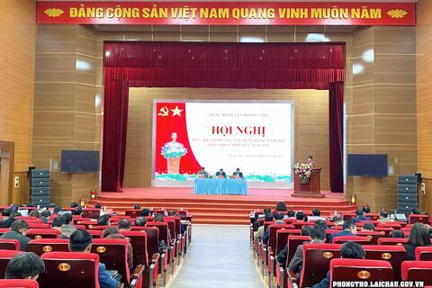 Phong Thổ tổng kết công tác xây dựng Đảng năm 2024