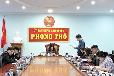 Phiên họp tháng 2 Thường trực HĐND huyện Phong Thổ