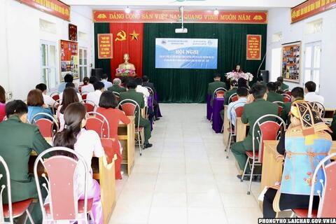 Tổng kết công tác phối hợp hoạt động giữa Hội LHPN thị xã Phú Thọ với ĐBP cửa khấu Ma Lù Thàng, giai đoạn 2021 - 2025
