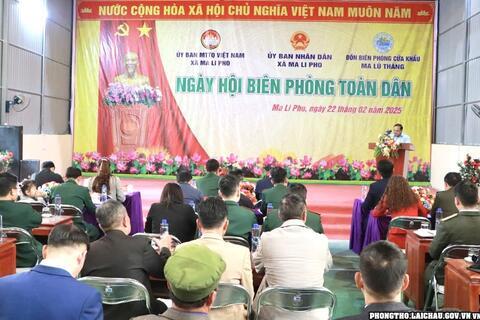 Sôi nổi Ngày hội biên phòng toàn dân năm 2025 tại xã Ma Li Pho