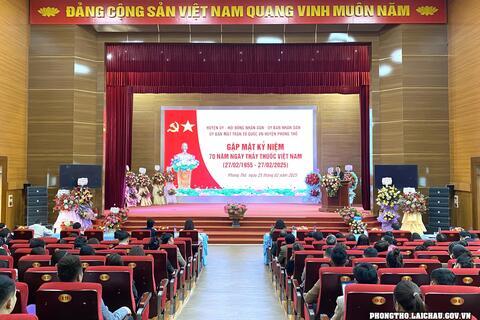 Phong Thổ Gặp mặt kỷ niệm 70 năm ngày thầy thuốc Việt Nam