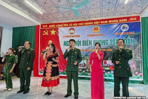 Xã Nậm Xe tổ chức “Ngày hội Biên phòng toàn dân” năm 2025