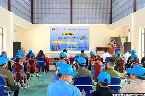 Giải chạy “Cung đường hạnh phúc” - Ngày Hội Gia Đình ở Phong Thổ