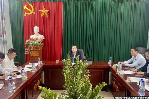 Phó Chủ tịch Thường trực UBND tỉnh kiểm tra công tác chuẩn bị tổ chức Lễ hội Then Kin Pang tỉnh Lai Châu năm 2025