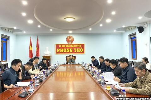 Phong Thổ đánh giá kết quả hoạt động của tuyến Phố đi bộ