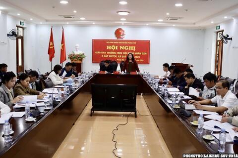 Hội nghị giao ban Thường trực HĐND 2 cấp huyện - xã quý I năm 2025
