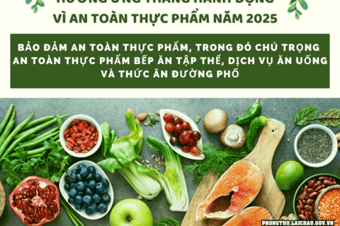 Đẩy mạnh truyền thông Tháng hành động vì an toàn thực phẩm năm 2025