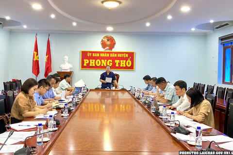 Hội nghị liên tịch thống nhất thời gian, nội dung kỳ họp thứ 27 (kỳ họp chuyên đề) HĐND huyện Phong Thổ khoá XXI