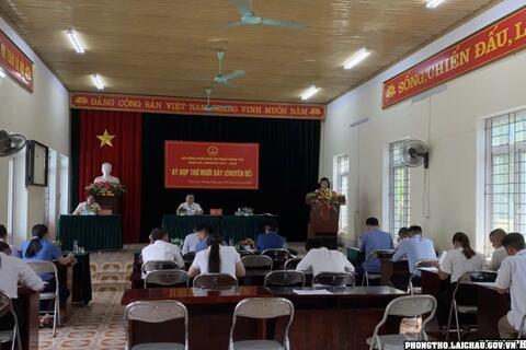 Kỳ họp thứ 17 (Kỳ họp chuyên đề) HĐND thị trấn Phong Thổ khóa XXI, nhiệm kỳ 2021 – 2026