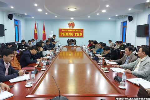 UBND huyện Phong Thổ triển khai nhiệm vụ tháng 2 năm 2023
