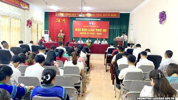 Đại hội Đảng bộ Trung tâm y tế huyện Phong Thổ khóa III, nhiệm kỳ 2025-2030
