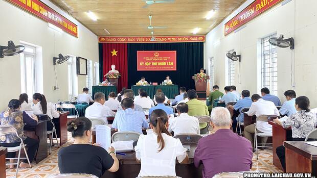 Kỳ họp thứ mười tám, HĐND thị trấn Phong Thổ khóa XXI, nhiệm kỳ 2021-2026