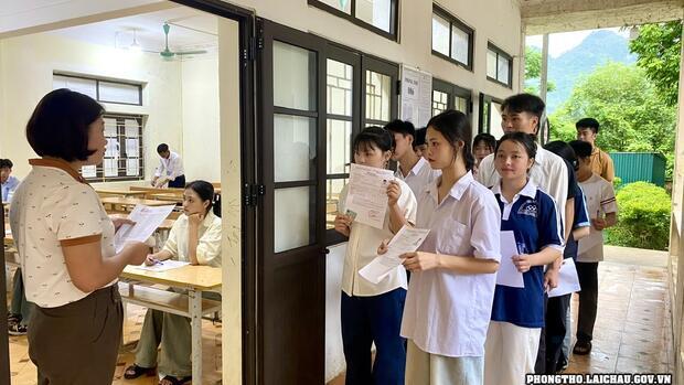 524 thí sinh Phong Thổ dự thi THPT năm 2025