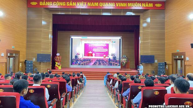 Lễ công bố Nghị quyết của Ủy ban Thường vụ Quốc hội về việc kết thúc hoạt động đơn vị hành chính cấp huyện, sắp xếp các đơn vị hành chính cấp xã;Quyết định thành lập Đảng bộ cấp xã; chỉ định nhân sự cấp ủy, lãnh đạo HĐND, UBND, Ủy ban MTTQ Việt Nam cấp xã
