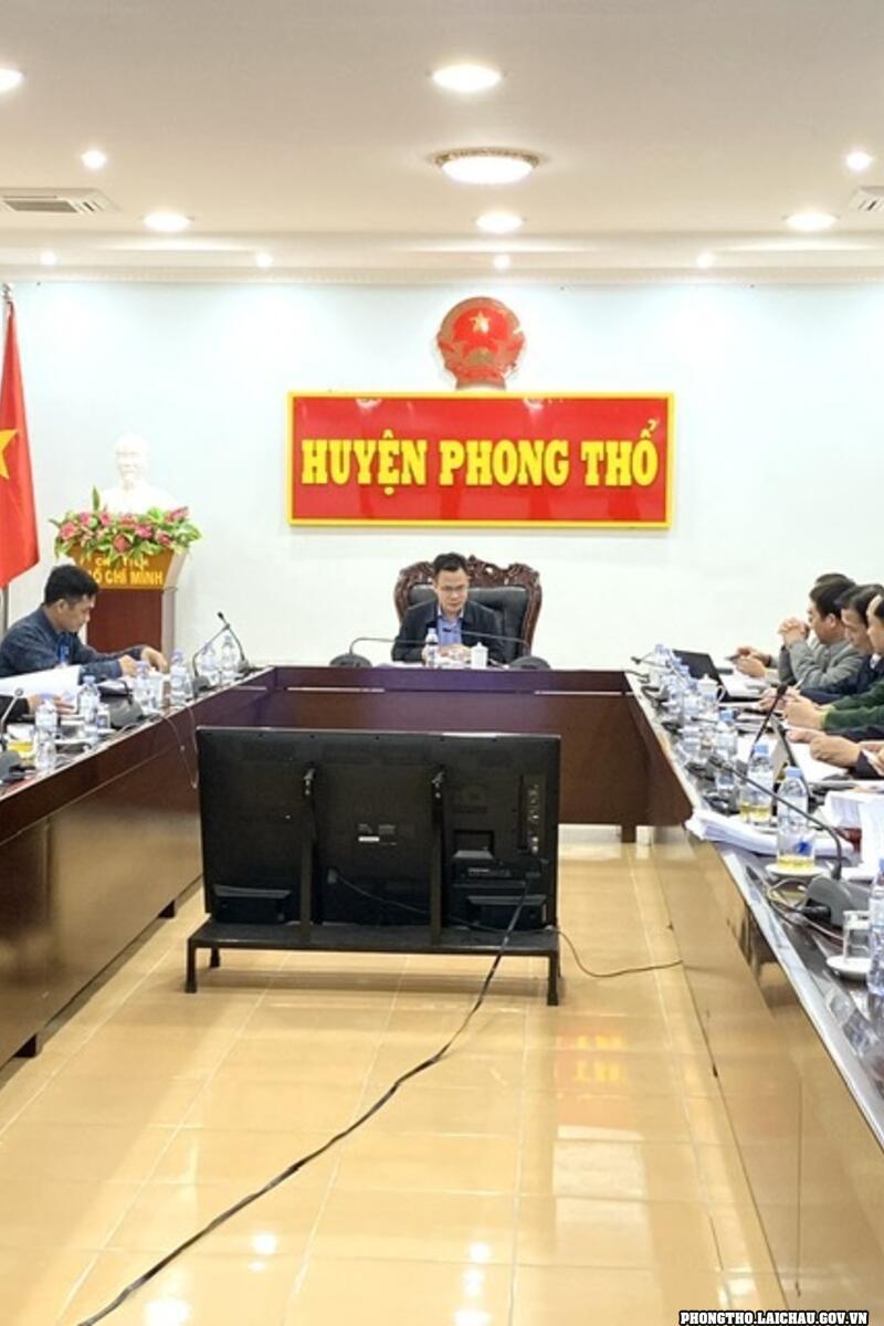 Họp Ban Tổ chức Lễ hội Then Kin Pang năm 2025